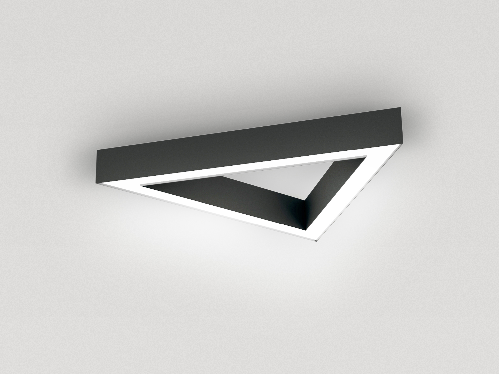  Накладной светодиодный треугольный светильник TORRO 5077